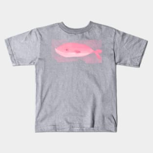 Pink whale Kids T-Shirt